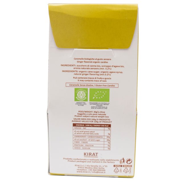 Caramelle Limone Arancia Zenzero