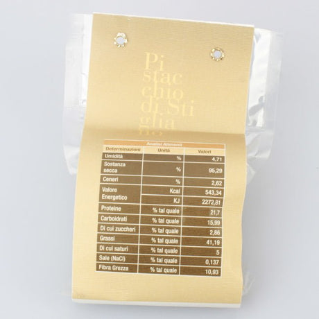 Pistacchio di Stigliano Valori Nutrizionali