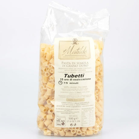 Tubetti 100% Grano Italiano