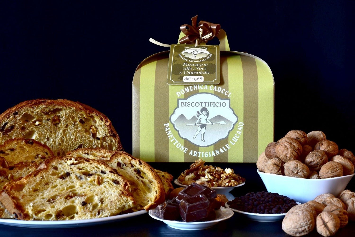 Panettone alle Noci e Cioccolato